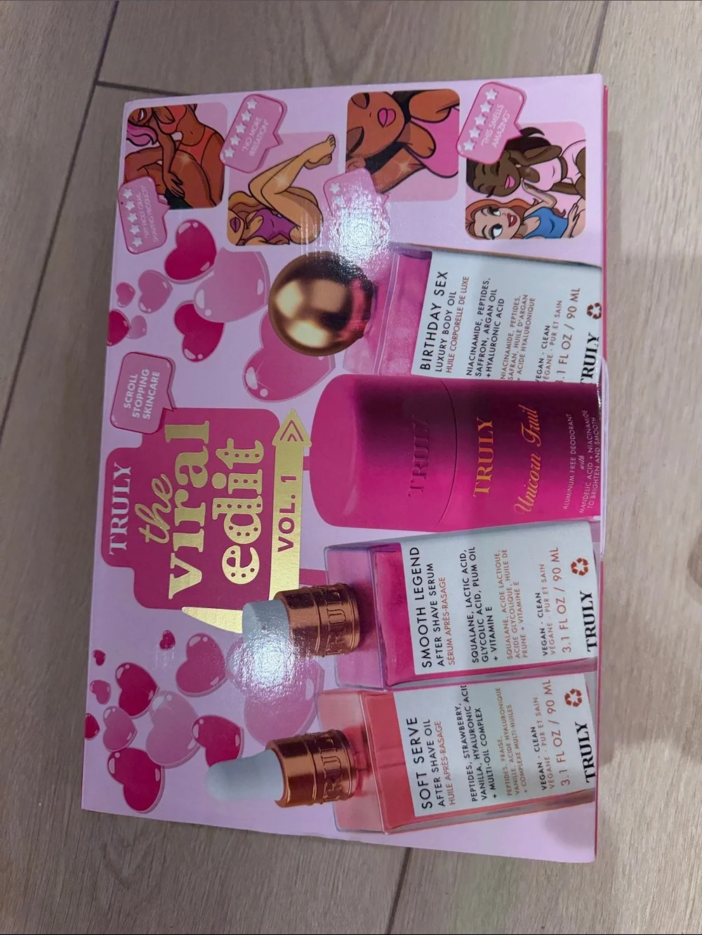 TRULY Pink Bath & Body Set - The Viral Edit Vol. 1